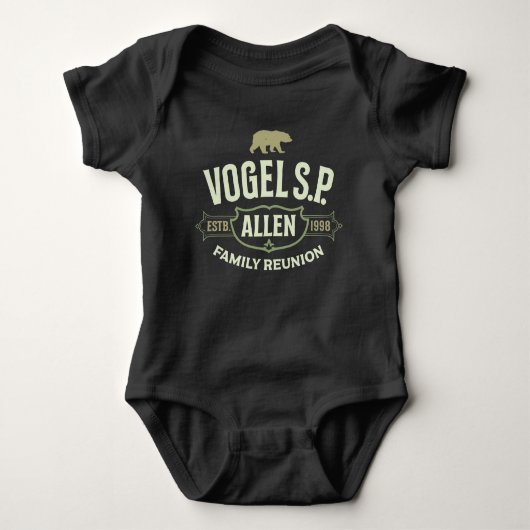 Allen Family Reunion Baby Bodysuit (Voorkant)