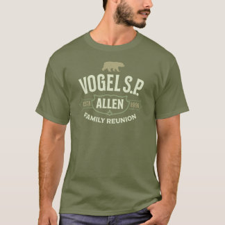 Allen Family Reunion Groen T-shirt