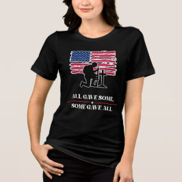 Allen gaven iets, sommigen gaven alles Tri-Blend shirt