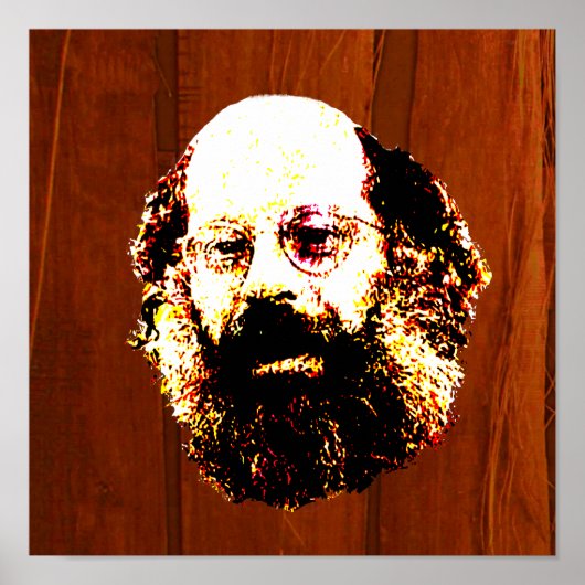 Allen Ginsberg Poster (Voorkant)