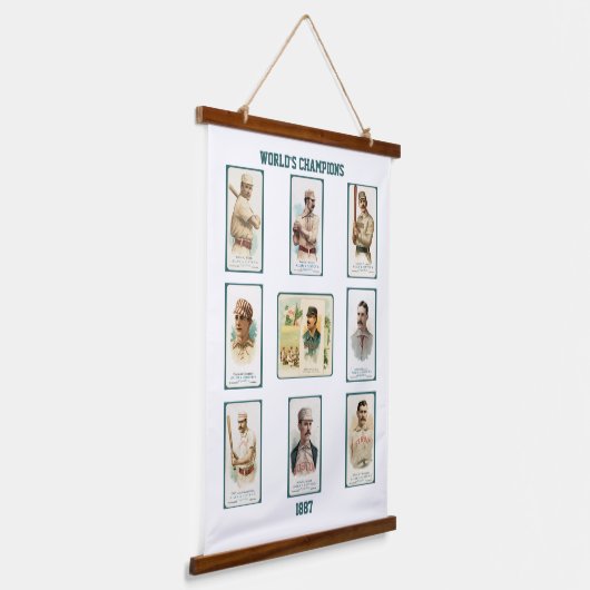 Allen & Ginter World's Champions, 1887 Hanging Tap Hangend Wandkleed (Gebogen)