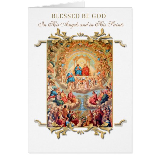 ALLEN HEILIGEN DAG Religieus Katholieke Feestdag (Voorkant)