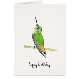Allen Hummingbird Birthday Kaart