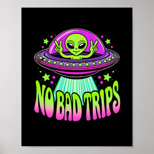 allen in a flying saucer poster (Voorkant)