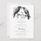 ALLEN in ÉÉN Huwelijkskraaien in Liefde Kaart (Voorkant)