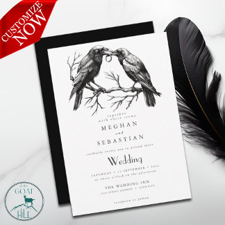 ALLEN in ÉÉN Huwelijkskraaien in Liefde Kaart