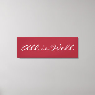 Allen is goed, de Verpakte Inspirerend Citaat van  Canvas Afdruk