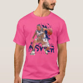 Allen Iverson Basketballer T-shirt (Voorkant)