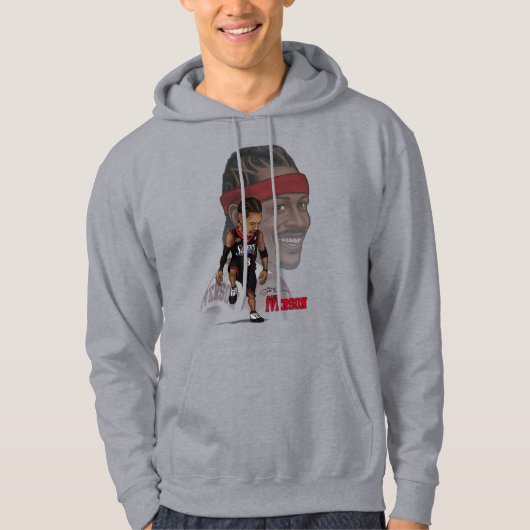 Allen Iverson Caricature Hoodie (Voorkant)