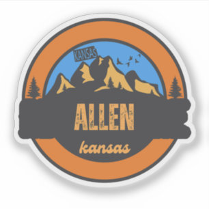 Allen, Kansas Sticker