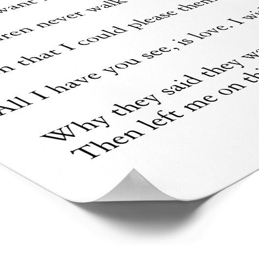 Allen opnieuw poster (Hoek)