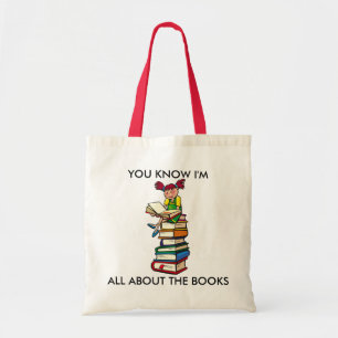 Allen over de Boeken Tote Bag