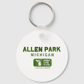 Allen Park Michigan Great Lake State Sleutelhanger
