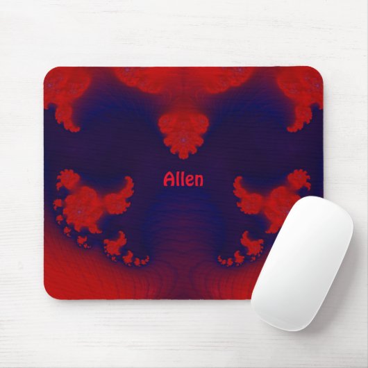 ALLEN ~ Red en Blue Muismat (Met muis)