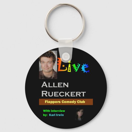Allen Rueckert LIVE Sleutelhanger (Voorkant)