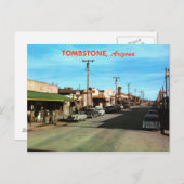 Allen St., Tombstone AZ Vintage Briefkaart (Voorkant / Achterkant)