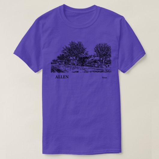 Allen Texas TShirt 3 (Design voorkant)