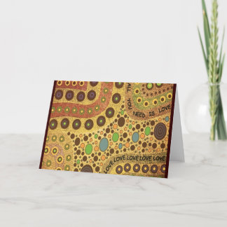 Allen u wenst is het Wenskaart van de Liefde Kaart