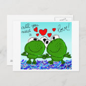 "allen u wenst is liefde" briefkaart (Voorkant / Achterkant)