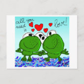 "allen u wenst is liefde" briefkaart (Voorkant)