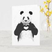 Allen u wenst is liefde kaart (Gele Bloem)