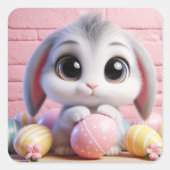 "Allen" Vierkante Sticker (Voorkant)