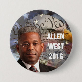 ALLEN WEST 2016 RONDE BUTTON 7,6 CM