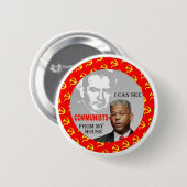 Allen West & Joe McCarthy Ronde Button 5,7 Cm (Voorkant /achterkant)