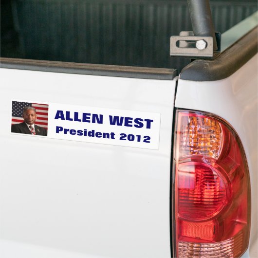 ALLEN WEST President 2012 Bumpersticker (Op Truck)