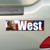 Allen West voor President - 2012 Bumpersticker (Op auto)
