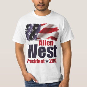 Allen West voor President 2012 T-shirt