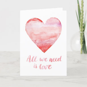 Allen wij wensen is de Valentijnsdag van de Feestdagen Kaart
