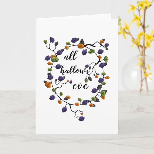 Allen zegent Vooravond Kaart (Gele Bloem)