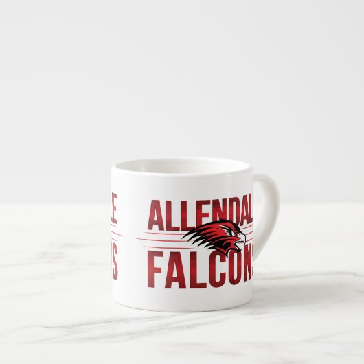 Allendale Falcons #2 Espresso Kop (Voorkant rechts)