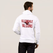 Allendale Falcons #2 Hoodie (Achterkant volledig)
