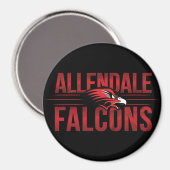 Allendale Falcons #2 Magneet (Voorkant / Achterkant)