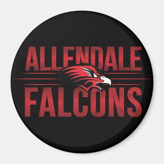Allendale Falcons #2 Magneet (Voorkant)
