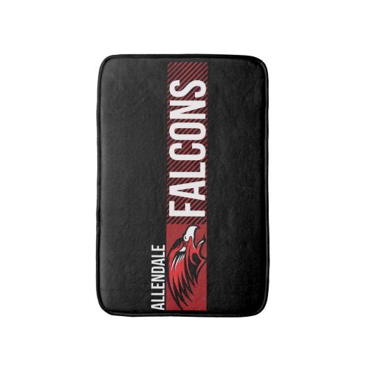 Allendale Falcons #5 Badmat (Voorkant Verticaal)