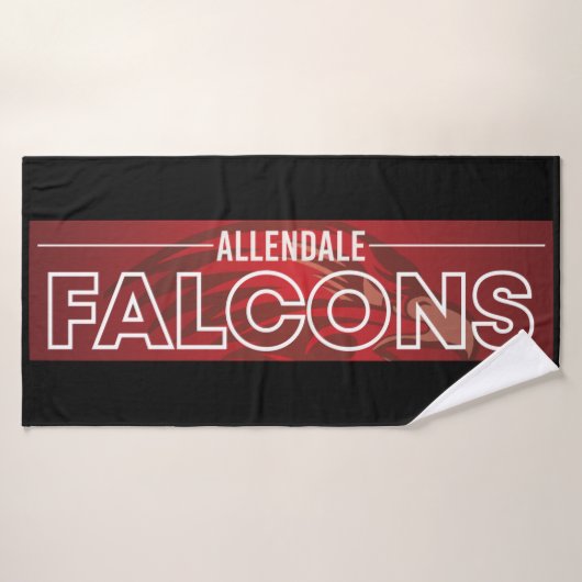 Allendale Falcons #6 Badhanddoek (Badhanddoek)