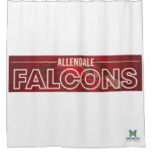 Allendale Falcons #6 Douchegordijn (Voorkant)
