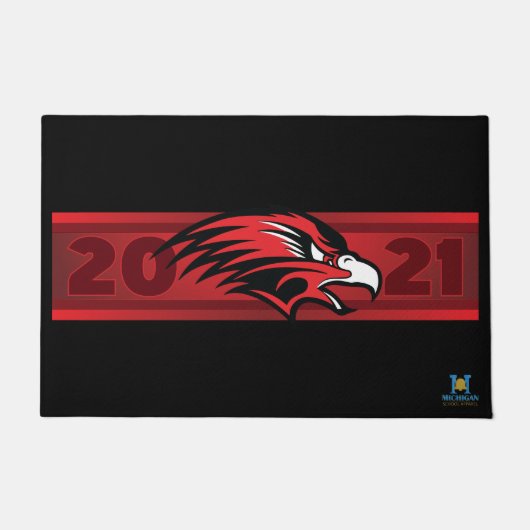 Allendale Falcons #7 Deurmat (Voorkant)