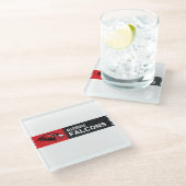 Allendale Falcons Glazen Onderzetter (Schuin)