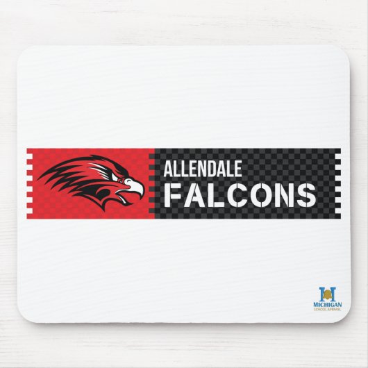 Allendale Falcons Muismat (Voorkant)
