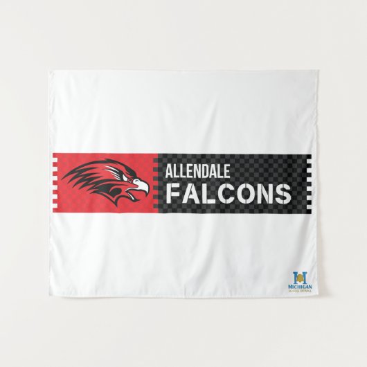 Allendale Falcons Wandkleed (Voorkant (horizontaal))