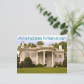 Allendale Mansion - Kingsport, TN Briefkaart (Staand voorkant)