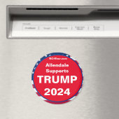 Allendale Ondersteunt TRUMP 2024 Koelkast Magnet (Insitu (Vaatwasser))