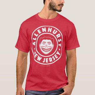 Allenhurst New Jersey Circle White T-shirt