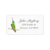 Allen's Hummingbird Address Label (Voorkant)