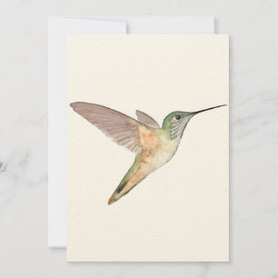 Allen's Hummingbird Flat Wenskaart Kaart