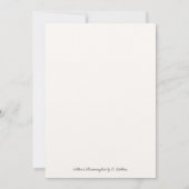 Allen's Hummingbird Flat Wenskaart Kaart (Achterkant)